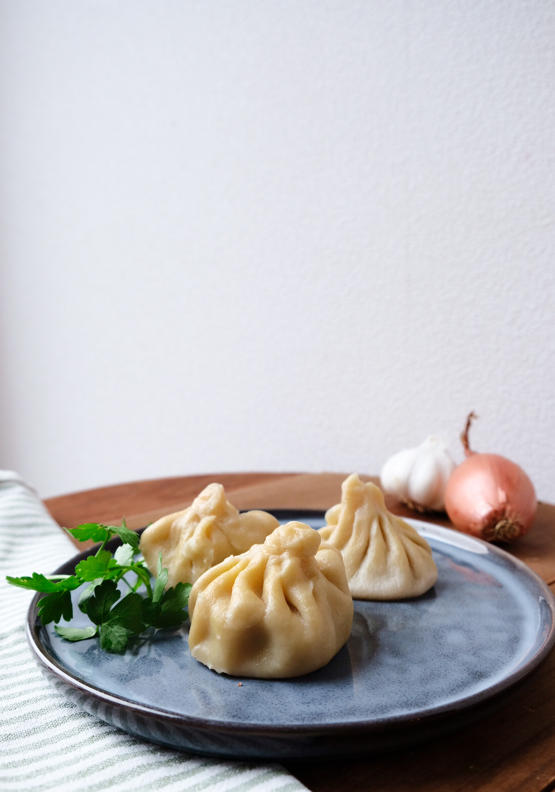 Georgische Khinkali dumplings